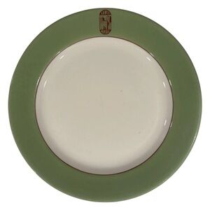 Vtg Lebis Hotels Plate Vitrified China STERLING East Liverpool Ohio USA 9.5” MCM